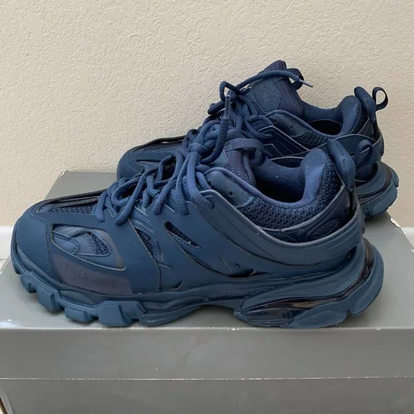 Balenciaga Track Sneakers Blue Pearl Sz 11 - Picture 7 of 16